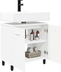 vidaXL Έπιπλο μπάνιου Λευκό 60 x 35 x 60 εκ. Επεξεργασμένο Ξύλο