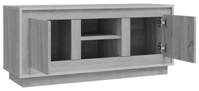 vidaXL Έπιπλο Τηλεόρασης Γκρι Sonoma 102x35x45 εκ. από Επεξεργ. Ξύλο