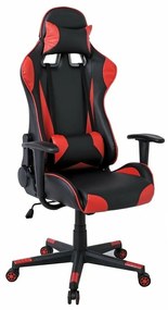 Καρέκλα gaming Mesa 312, Κόκκινο, Μαύρο, 125x70x67cm, 19 kg, Με ρόδες, Με μπράτσα, Μηχανισμός καρέκλας: Κλίση | Epipla1.gr