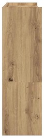 Ράφι παπουτσιών Artisan Oak 80x25x81 cm Κατασκευασμένο ξύλο - Καφέ