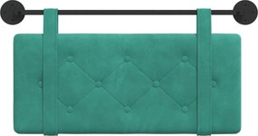 vidaXL Κρεμαστό Κεφαλάρι Τιρκουάζ Βελούδο