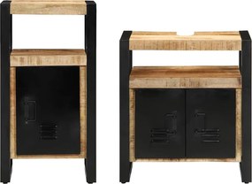 vidaXL Σετ Επίπλων Μπάνιου 2 τμχ. Καφέ 55 x 35 x 60 εκ.