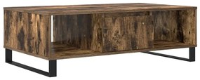 vidaXL Τραπεζάκι Σαλονιού Καπνιστή Δρυς 104x60x35 εκ. Επεξεργ. Ξύλο