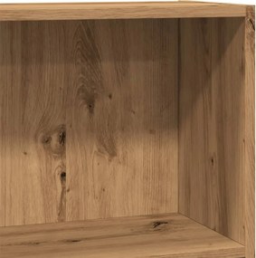 vidaXL Βιβλιοθήκη Αρτισιανή Δρυς 80x30x77 εκ. από Επεξεργασμένο Ξύλο