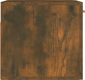 vidaXL Ντουλάπι Τοίχου Καπνιστή Δρυς 80x35x36,5 εκ. Επεξεργασμένο Ξύλο