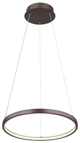 Κρεμαστό Φωτιστικό Οροφής LED 19W Καφέ 980Lm Ralph 67192-19BR Globo Lighting-67192-19BR-Καφέ 67192-19BR