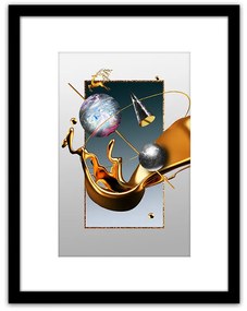 Πίνακας Σε Κορνίζα ArteLibre Πλαστικό 'Abstract' 35x45x1.8cm