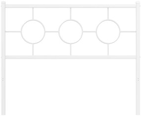 vidaXL Ανταλλακτικό κεφαλάρι Λευκό 107 εκ. Μεταλλικό