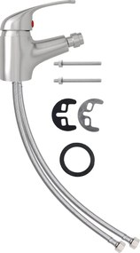 vidaXL Μπαταρία Μπιντέ Αναμεικτική Ασημί 13 x 12 εκ.