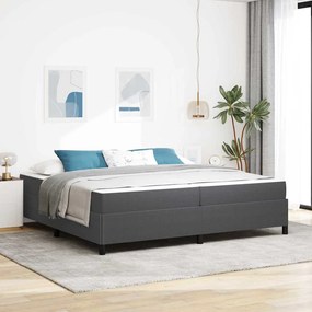 vidaXL Σκελετός Κρεβατιού Σκούρο γκρι 100 x 200 cm Βελούδο