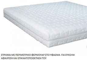 Στρώμα Ύπνου ΑΝΑΤΟΜΙΚΟ - Latex 140x190 PL3  ΑΙΓΛΗ DREAMSTROM ΔΙΠΛΟ