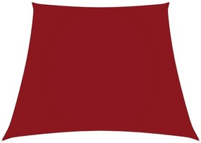 Πανί Σκίασης Τρίγωνο Κόκκινο 3/5x4 μ. από Ύφασμα Oxford - Κόκκινο