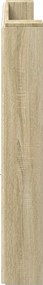vidaXL Κεφαλάρι Δρύς Sonoma 200 x 16,5 x 103,5 cm Επεξεργασμένο ξύλο
