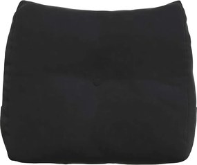 vidaXL Μαξιλάρι Πλάτης Μαύρο 60 x 24 x 50 εκ Βελούδο