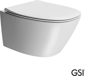GSI Modo Plus Swirl 841500SC White Matt - Κρεμαστή λεκάνη