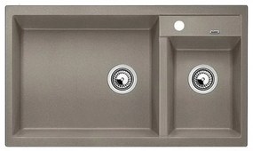 Blanco Metra 9 Tartufo SILGRANIT™ PuraDur™ Γρανιτένιος Νεροχύτης Ένθετος με 2 Γούρνες 86x50cm