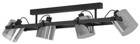 Φωτιστικό Οροφής Eglo 43671 HORNWOOD 2 Μαύρο Ματ (Black Mat)
