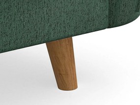 Γωνιακός Καναπές Scandinavian Choice P121, Δρυς, Πράσινο, 327x200x80cm, 130 kg, Πόδια: Ξύλο | Epipla1.gr