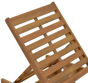 Ξαπλώστρα Weylar ξύλο ακακίας φυσικό 60x193x30εκ 60x193x30 εκ.