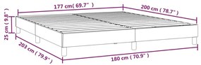 ΠΛΑΙΣΙΟ ΚΡΕΒΑΤΙΟΥ BOXSPRING ΜΠΛΕ 180X200 ΕΚ. ΥΦΑΣΜΑΤΙΝΟ 3120884