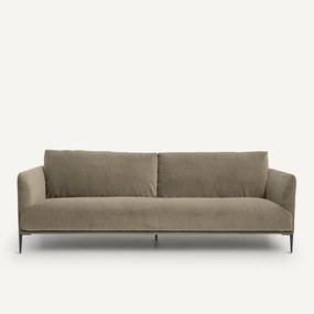 Καναπές από βελούδο stonewashed Oscar, σχεδίασης E. Gallina