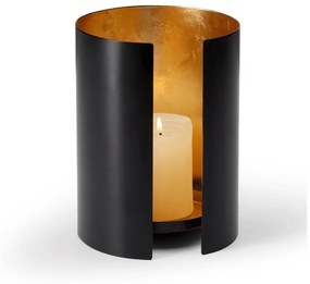 Κηροπήγιο Isabelle 122021 15,2x15,2x17,8cm Black-Gold Philippi Μέταλλο