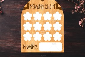 Σετ των 2 Intra απο ξύλο plywood 3mm-4mm πάχος Διακόσμηση σπιτιού μωρού με λέιζερ Δίασταση 15x15 cm INTRAFABR-119591113