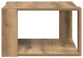 vidaXL Τραπεζάκι σαλονιού artisan δρυς 51.5 x 51.5 x 30 εκ