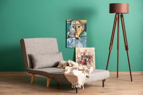 1-Seat Sofa-Bed Folde Single - Light Grey Light Grey