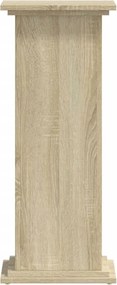 vidaXL Βάσεις Φυτών Sonoma Δρυς 33x33x80εκ. Επεξεργασμένο Ξύλο