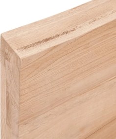 vidaXL Επιφ Τραπεζιού Αν Καφέ 100x60x(2-6)εκ. Επεξ. Μασίφ Ξύλο Δρυός