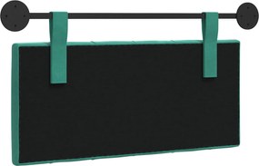 vidaXL Κρεμαστό Κεφαλάρι Τιρκουάζ Βελούδο