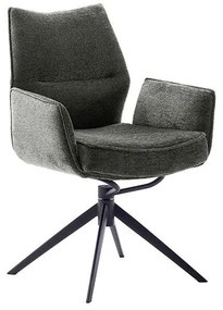 Bali Καρεκλα Relax Μαύρη + Υποπόδιο 83x86x102 cm