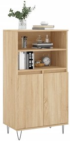 vidaXL Ντουλάπι Sonoma Δρυς 60 x 36 x 110 εκ. από Επεξεργασμένο Ξύλο