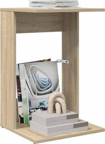 vidaXL Τραπεζάκι Πλευράς Δρύς Sonoma 40 x 38 x 62,5 εκ
