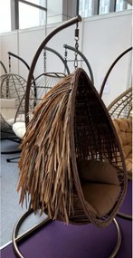 Κήπος πολυθρόνα Home ESPRIT Καφέ 97 X 69 X 123 CM