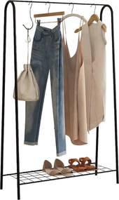 Κρεμάστρα Δαπέδου Μαύρο IGOR 144,5x36x89