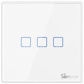 Smart Wireless Wall Switch Sonoff T2EU3C-RF 433MHz (3-channel)