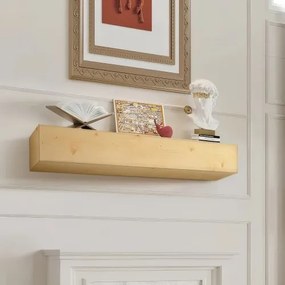 VEVOR Fireplace Mantel Wood Shelf Floating Rustic Fireplace Mantel 60&quot; Natural