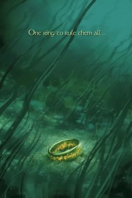 XXL Αφίσα Lord of the Rings - One ring to rule them all, (80 x 120 cm)