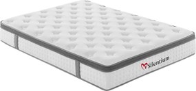 ΣΤΡΩΜΑ ΔΙΠΛΟ SILENTIUM HM749.05 POCKET SPRINGS--ΛΕΥΚΟ 150x200x30Υεκ.
