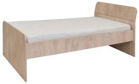 MATIS Κρεβάτι ημίδιπλο 120 Kinder premium δρυς 120x206x91 MATIS641862