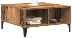 vidaXL Τραπεζάκι σαλονιού Παλαιό ξύλο 60 x 60 x 30 cm