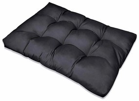 vidaXL Μαξιλάρι για καναπέ παλέτας 13 pcs Μαύρο 120 x 80 x 10 εκ