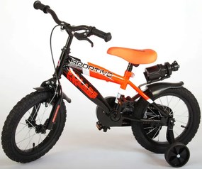 Sportivo 14 Inch 24 cm Boys Coaster Brake Black/Orange