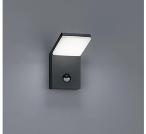 Απλίκα Φωτιστικό Τοίχου LED 8W Ανθρακί IP54 Ανιχνευτής Κίνησης Pearl 221169142 Trio Lighting-221169142-Ανθρακί 221169142