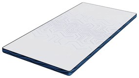 vidaXL Στρώματα Λευκό και μπλε 120 x 200 cm Αφρός μνήμης τζελ