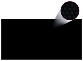 Κάλυμμα Πισίνας Μαύρο 600 x 300 εκ. από Πολυαιθυλένιο