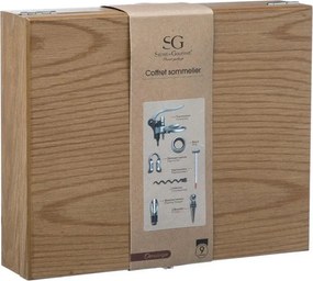 ΣΕΤ SOMMELIER SOMMELIER KIT 9PCS WOOD MARC 160755