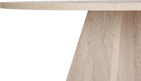 Τραπέζι Τραπεζαρίας Τραβερτίνη VIRELLA 120x120x75